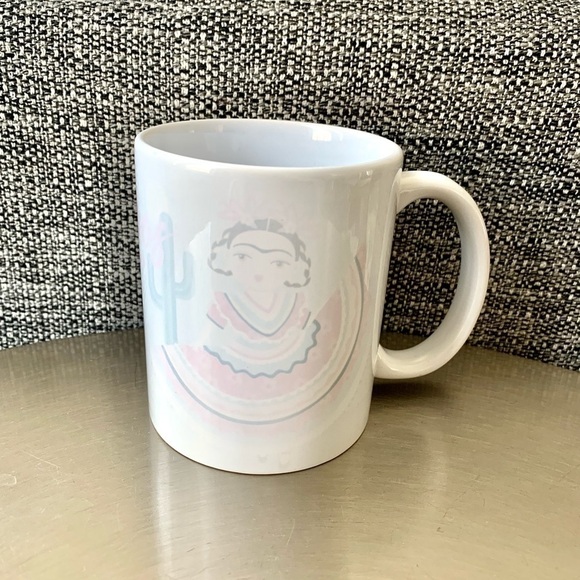 𝅺Frida Kahlo coffee mug ceramic coffee cup Mexican feminist women floral - Picture 2 of 4